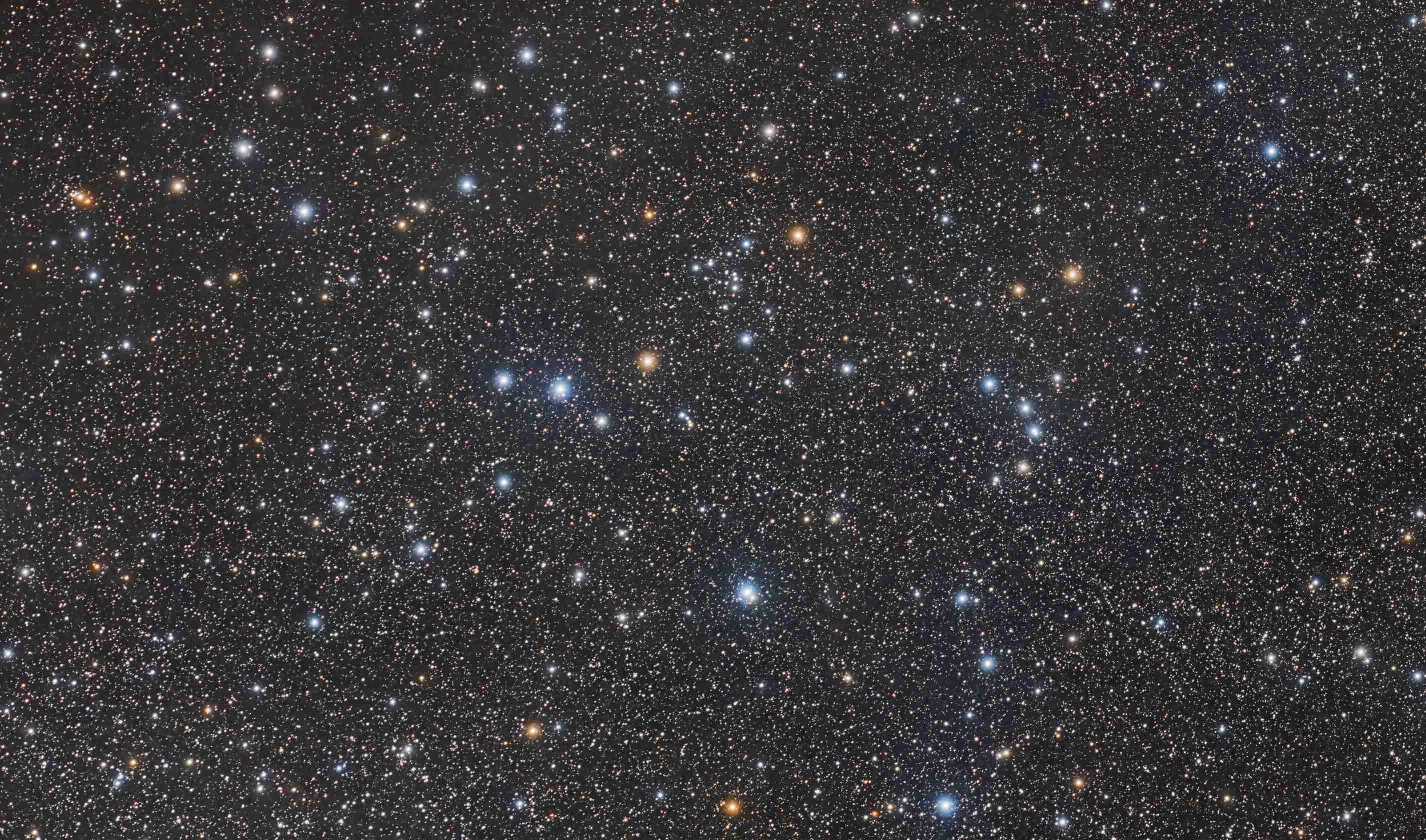 Open Cluster in Cassiopea